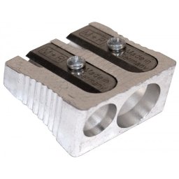 Sacapuntas m+r 211 metalico 2 usos cuña bote de 30 unidades