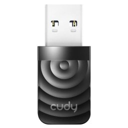 Tarjeta de red USB Cudy WU1300S Wi-Fi AC1300 Dual Band Antena Alta Ganancia