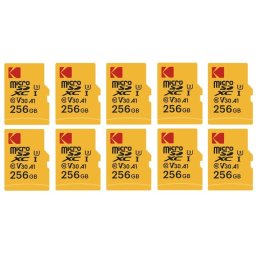 Tarjeta Micro SD Kodak 256GB Clase 10 alto rendimiento con adaptador