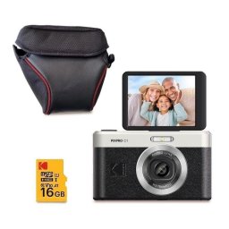 Cámara Compacta Agfaphoto Pixpro C1 13MP Zoom 4x USB-C Kit Film Bolsa