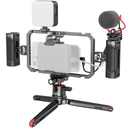 Kit de vídeo SmallRig 3384C LED aluminio silicona para móvil cualquier marca