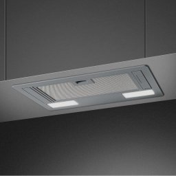 Campana extractora SMEG KSG52HE Recirculación 53,4 cm LED aluminio integrada