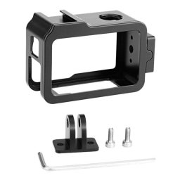 Carcasa metálica PULUZ para DJI Osmo Action 4/3 con zapata fría