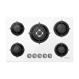 Placa de gas IsEasy MGBG-775 5 hornillos blanca