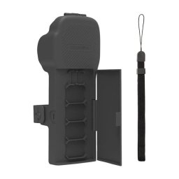 Fundas Sunnylife para Osmo Pocket 3 con Correa y Colgante Gris