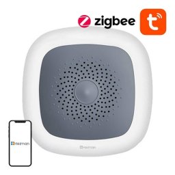 Sensor de Temperatura y Humedad Heiman HS1HT Tuya Zigbee Fácil Instalación