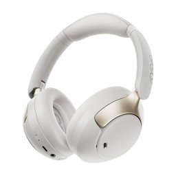Auriculares QCY H3 Pro inalámbricos Bluetooth con Cancelación de Ruido, Micrófono y diseño ecológico blancos