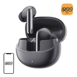 Auriculares QCY MeloBuds Pro HT08 inalámbricos Bluetooth con Cancelación de Ruido ANC y micrófono, negros