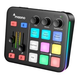 Tarjeta de Sonido Maono G1 Neo Negro Bluetooth 4.2 RGB