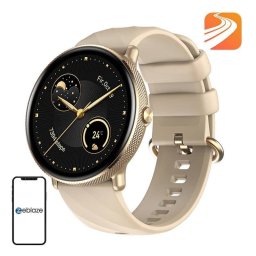 Zeblaze GTR 3 Pro Bluetooth 1,43" Oro Correa Silicona M IP68 SpO2 Pulsómetro