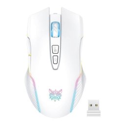Ratón ONIKUMA CW905 Wireless Gaming 3600 DPI Blanco RGB 7 Botones