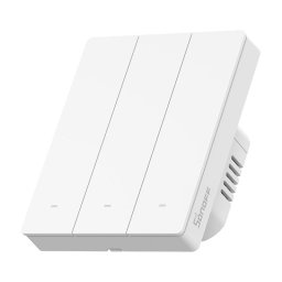 Interruptor Inteligente Sonoff ZBM5-3C-80W Zigbee 3 canales Compatible Alexa Google