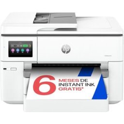 HP Impresora A3 multifunción OfficeJet Pro 9730e, Fax digital, Wi-Fi, compatible con Instant Ink (Reacondicionado A estrenar). Blanco