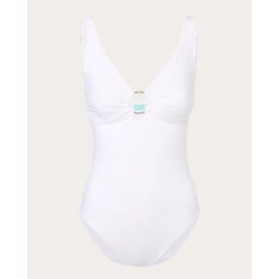 Melissa Odabash Traje de baño Abruzzo. (40) Blanco
