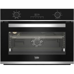 Beko Horno compacto multifunción AeroPerfect, cocción 3D - BBCM13300XC. Negro