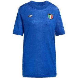 Adidas Camiseta de fútbol Italia años 70 azul XS