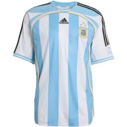 Adidas Camiseta de fútbol Argentina 2006 Local azul claro M
