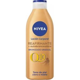 Nivea Q10 Reafirmante + Autobronceadora Loción Corporal 400 ml