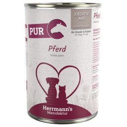 Herrmann's Carne pura 24 x 400 g - Caballo