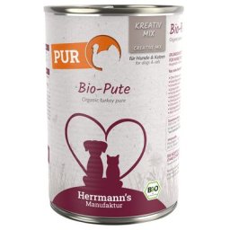 Herrmann's Carne pura 24 x 400 g - Pavo ecológico