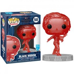 Funko Pop Art Series Marvel Infinity Saga Viuda Negra Gema de la Realidad