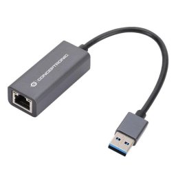 Adaptador de red Conceptronic ABBY08G USB 3.0 a Gigabit Ethernet para PC y Nintendo Switch