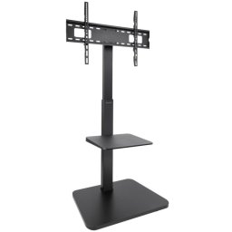 TooQ Moon FS2287M-B Soporte de Suelo para TV con Altura Regulable 75" Vesa 600x400 Max Negro