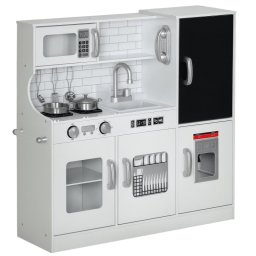Aiyaplay Cocina De Juguete Para Niños De +3 Años 83,8x26,8x81 Cm Blanco