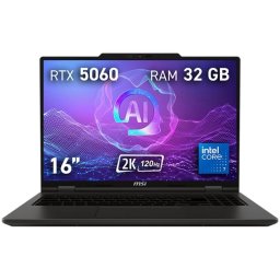 Portátil MSI VenturePro 16 A2RWFG-040ES 16" Intel Core 7 240H 32GB 1TB SSD RTX 5060 8GB OLED