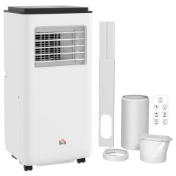 Homcom Aire Acondicionado Portátil 10000 Btu 2900w 5 En 1 Con Control Remoto