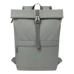 Mochila Rivacase Gremio 15,6" Gris Impermeable Poliéster rPET