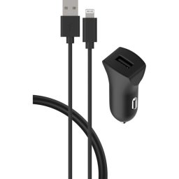 Cargador de coche BIGBEN CACCBLMFI2.4AB USB 2.0 2,4A negro Lightning