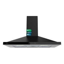 Campana extractora Cecotec Bolero Flux PT 904400 Black Recirculación 90 cm control gestual