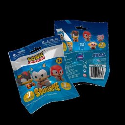 Figura Magicbox Sonic Squishmees S3 Bolsa Sorpresa 7 para Coleccionar 9 cm Aroma a Fresa