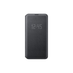 Funda para móvil Samsung EF-NG970 Folio Negra con bolsillo para tarjetas para Galaxy S10e