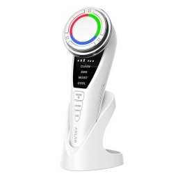 Masajeador Facial Ultrasónico ANLAN 01-ADRY15-001 con Terapia de Luz