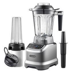 Batidora de vaso AMZCHEF ZM5003-GA 1800W 1,85L Gris