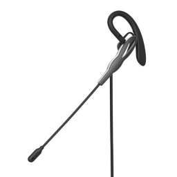Auriculares Nedis CHSTUM210BK con cable USB-C/A para oficina y llamadas, negro y gris