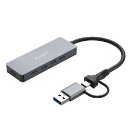 Hub Ewent 7 puertos 10 Gbps modelo EW1151 con Ethernet Gigabit y carga rápida