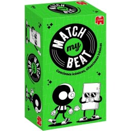 Juego de Mesa Match My Beat Jumbo 400 Cartas 4 Playlists 200 Canciones