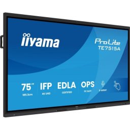Pantalla Interactiva iiyama ProLite TE7515A-B2AG 75" 4K UHD táctil Android