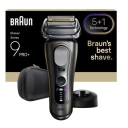 Afeitadora Facial Braun Series 9 Pro+ 9615s Inalámbrica 60min Seco y Mojado 6 Láminas Carga Rápida