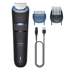 Cortapelos Philips Beard Trimmer 3000 BT3665/15 Inalámbrico 80min 40 Longitudes 2 Peines Seco y Húmedo Cuchillas Autoafilables