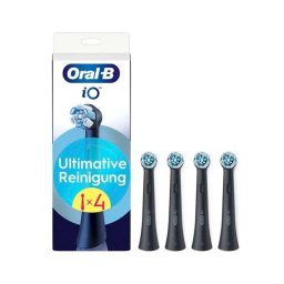 Cabezal Cepillo de Dientes Oral-B iO Ultimate Clean Pack 4 Unidades Negro Limpieza Profunda