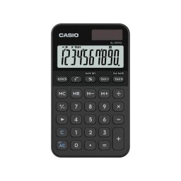 Calculadora de bolsillo Casio SL-310YC 10 dígitos Solar/Batería Negra