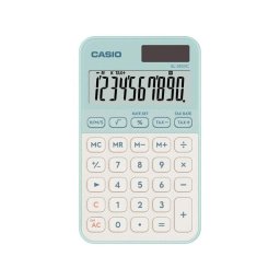 Calculadora de bolsillo Casio SL-310YC 10 dígitos Solar/Batería Verde Claro