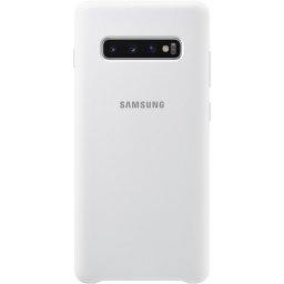 Samsung Silicone Cover Blanca para Samsung Galaxy S10 Plus