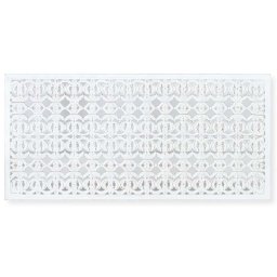 Cabecero Matrimonio Tallado Formato Mandala Blanco Serie Airats