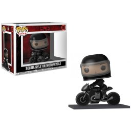 Funko Pop Ride Deluxe The Batman Selina en Motocicleta