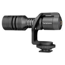 Saramonic Vmic Mini Micrófono TRS de Condensador para Cámaras DLSR